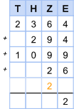 Beispiel Addition 2 - Schritt 2