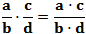 Multiplikation von Brüchen