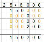 Multiplikation 6