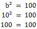 Erste binomische Formel Beispiel 2: Rechnung 3