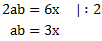 Zweite binomische Formel Beispiel 2: Rechnung 2