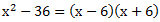 Dritte binomische Formel Beispiel 2: Lösung