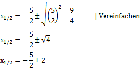 x_(1/2)=-5/2±2