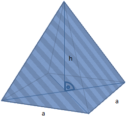 Pyramide Berechnung Des Volumens Und Der Oberfläche