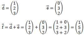 Beispiel Addition 3D