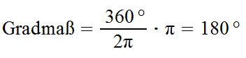 Beispielrechung fuer Gradmass