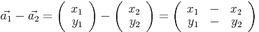 subtraktion formel