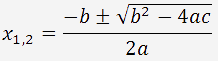 biquadratische Gleichung Beispiel