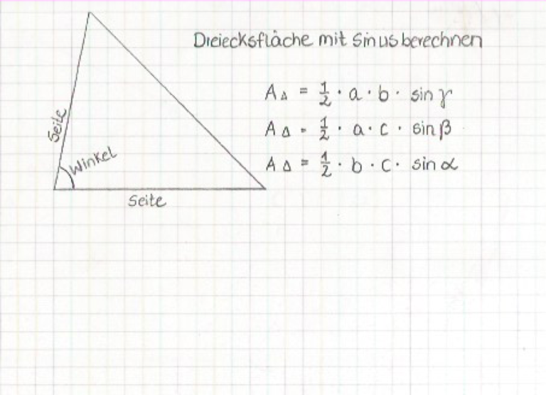 Formel Für Den Flächeninhalt Eines Dreiecks Flächeninhalt eines Dreiecks ⇒ verständlich erklärt