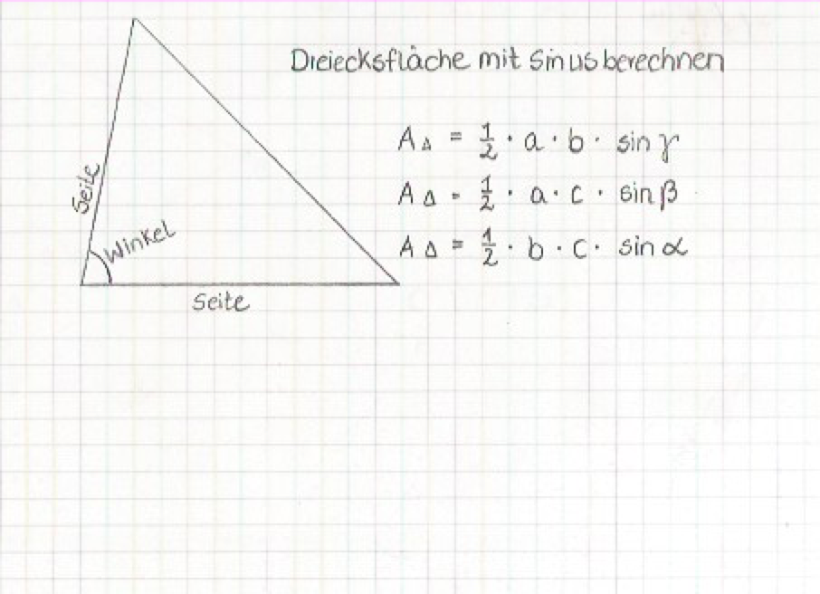 Flächeninhalt eines Dreiecks 1