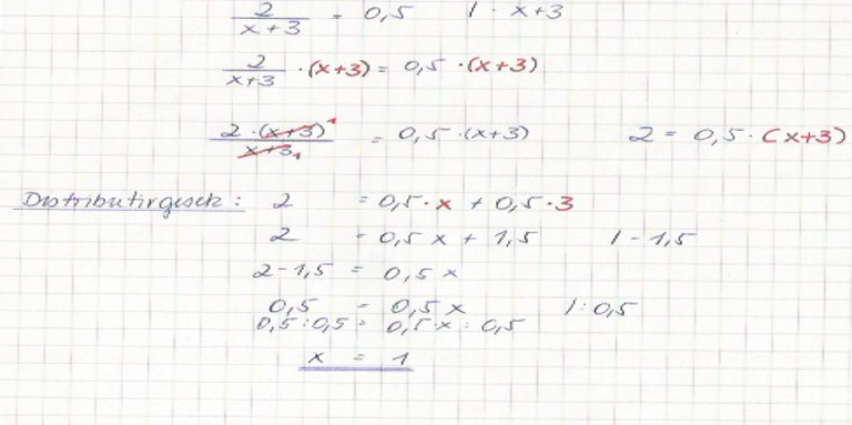 Bruchgleichungen - Mathe Lerntipps